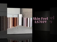 Φιλικά προς το περιβάλλον εσωτερικά νέα διακοσμητικά υλικά δέρμα-που αισθάνονται τον ξύλινο καπλαμά ξυλάνθρακα μπαμπού