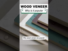 Στερεά εσωτερική διακόσμηση 1.22m πλάτους ξύλινη επιτροπή τοίχων PVC καπλαμάδων σιταριού ξύλινη