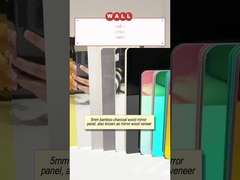 5mm Hot Selling Product Mirror PET Wall Panel Αδιάβροχο Μπαμπού Γενικό άνθρακα Φανίρισμα ξύλου