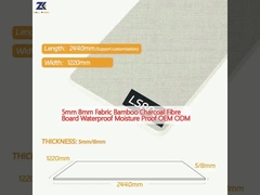 αδιάβροχη υγρασία πινάκων ινών ξυλάνθρακα μπαμπού υφάσματος 5mm 8mm - ODM cOem απόδειξης