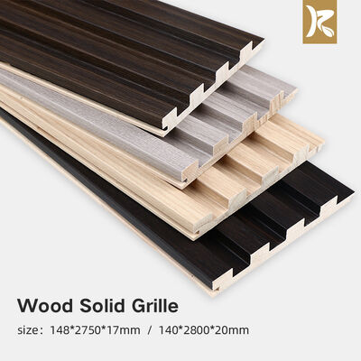 Ποιότητα  Environmental Protection Wall Panel Wood Grille Groove Solid Wood Wall Panel Εργοστάσιο