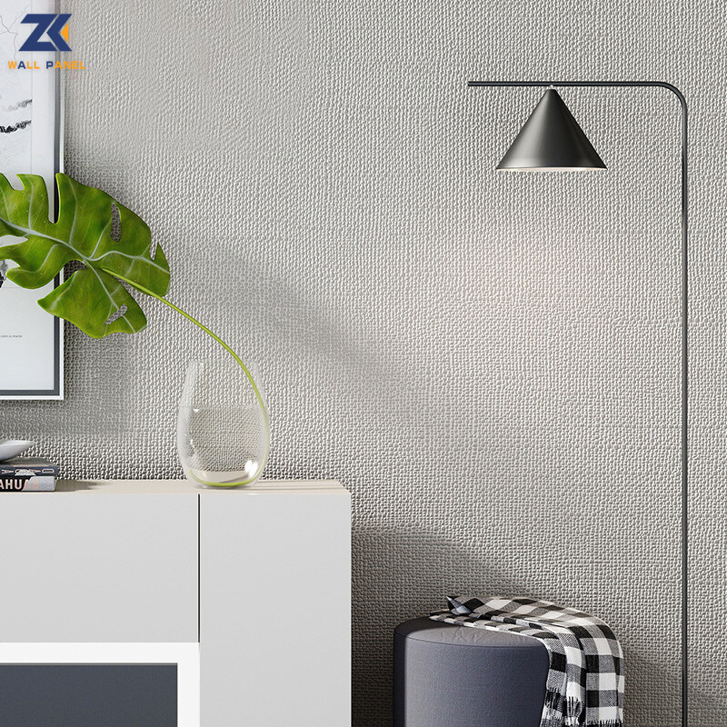 1.22m ευρείες ξύλινες καπλαμάδων μπαμπού ξυλάνθρακα υφάσματος επιτροπές τοίχων κουζινών PVC σύστασης τρισδιάστατες