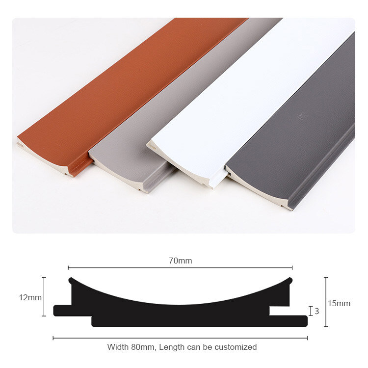 Εσωτερική επιτροπή κιγκλιδωμάτων πινάκων WPC σχήματος PVC διακοσμήσεων φιλική προς το περιβάλλον