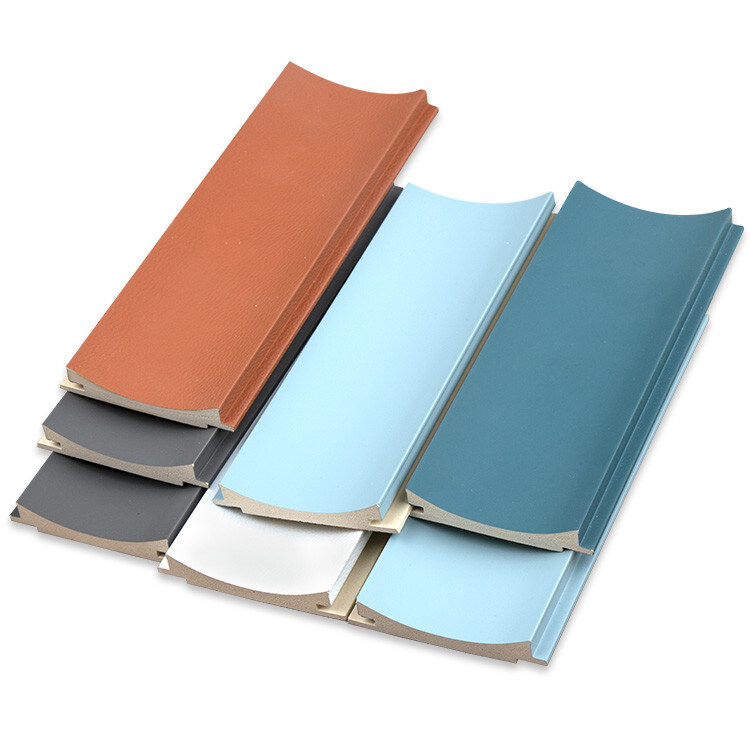 Εσωτερική επιτροπή κιγκλιδωμάτων πινάκων WPC σχήματος PVC διακοσμήσεων φιλική προς το περιβάλλον