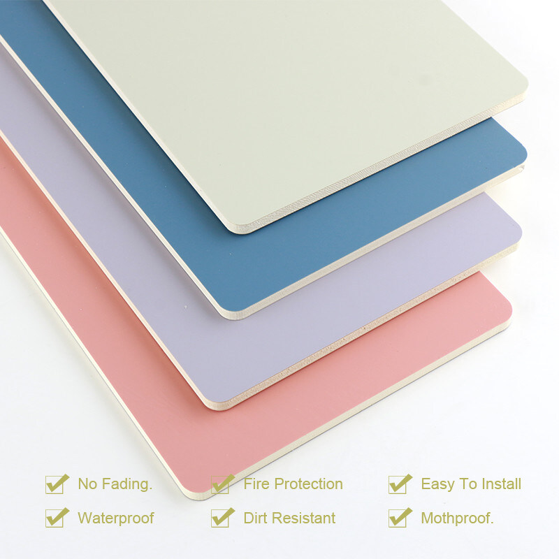 Υγρασία - δέρμα απόδειξης που αισθάνεται τις διακοσμητικές ξύλινες επιτροπές καπλαμάδων επιτροπών τοίχων PVC