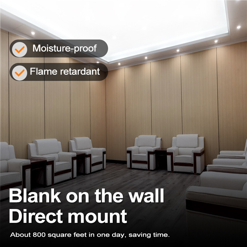 Πίνακας τοίχου PVC ξύλινου κόκκου 5mm Ευέλικτο τοίχο από μπαμπού και κάρβουνο