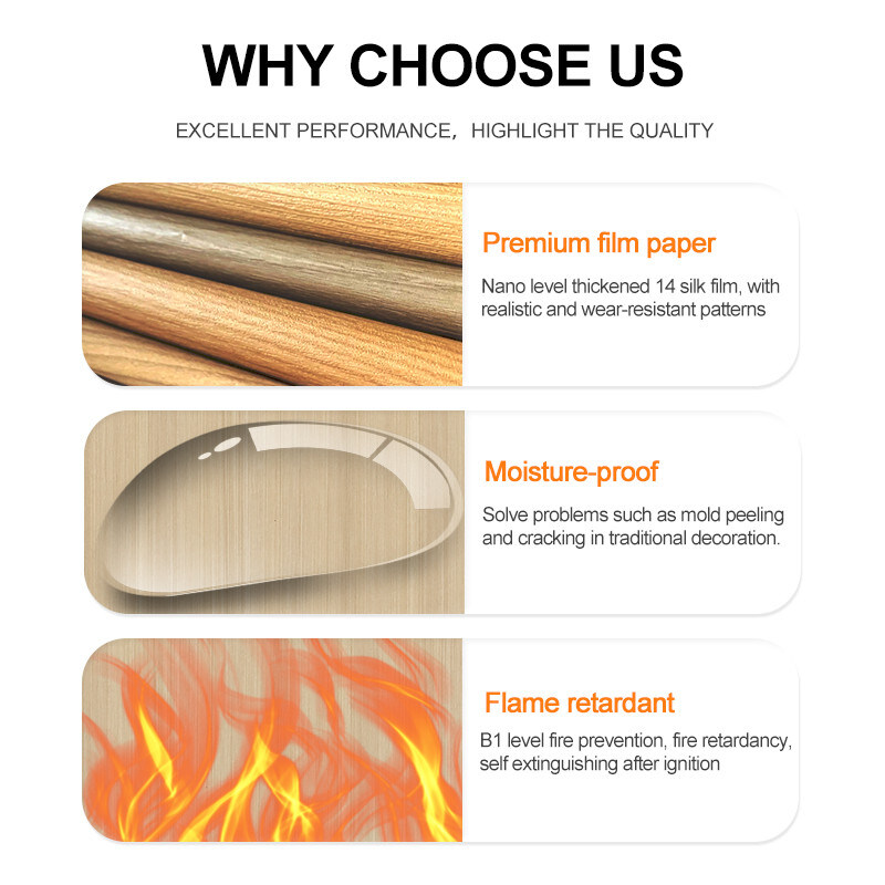 Πίνακας τοίχου PVC ξύλινου κόκκου 5mm Ευέλικτο τοίχο από μπαμπού και κάρβουνο