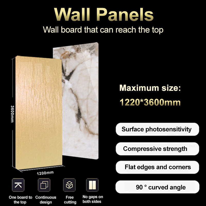 Υψηλής πυκνότητας Μινιμαλιστικό στυλ Μπαμπού Φύλλα ξύλου Φανέλα PET Μαρμάρινο τοίχωμα