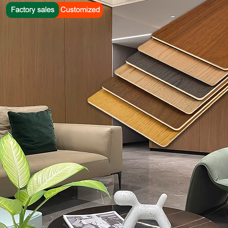 5mm ξύλινο σπόρο PVC τοίχωμα πλακέτο ευέλικτο μπαμπού κάρβουνο διακοσμητικό τοίχωμα