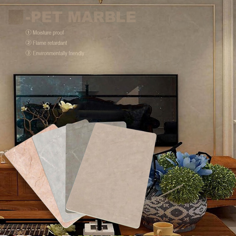 Αδιάβροχο φύλλο PVC ξύλου Μπαμπούς Γεννήθηκε από άνθρακα