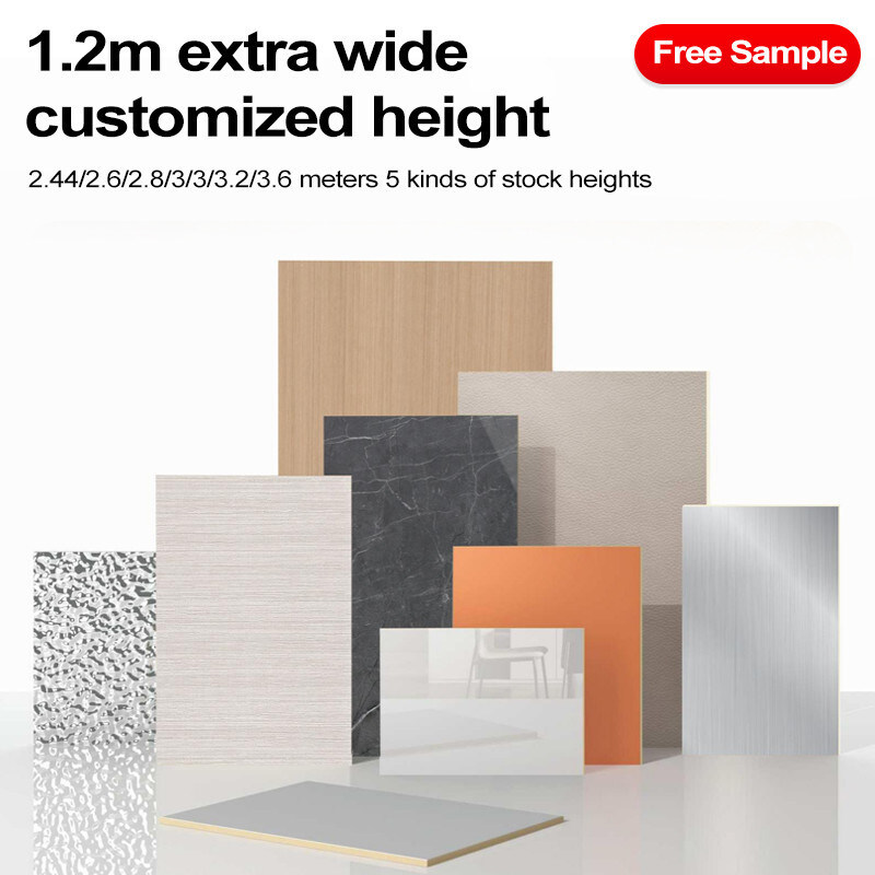 Σύγχρονη ελκυστική 5MM υψηλής λάμψης τοίχος μαρμάρινο πάνελ για εσωτερικό PVC μαρμάρινο φύλλο