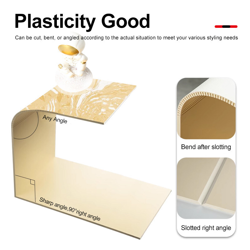 Σύγχρονη ελκυστική 5MM υψηλής λάμψης τοίχος μαρμάρινο πάνελ για εσωτερικό PVC μαρμάρινο φύλλο