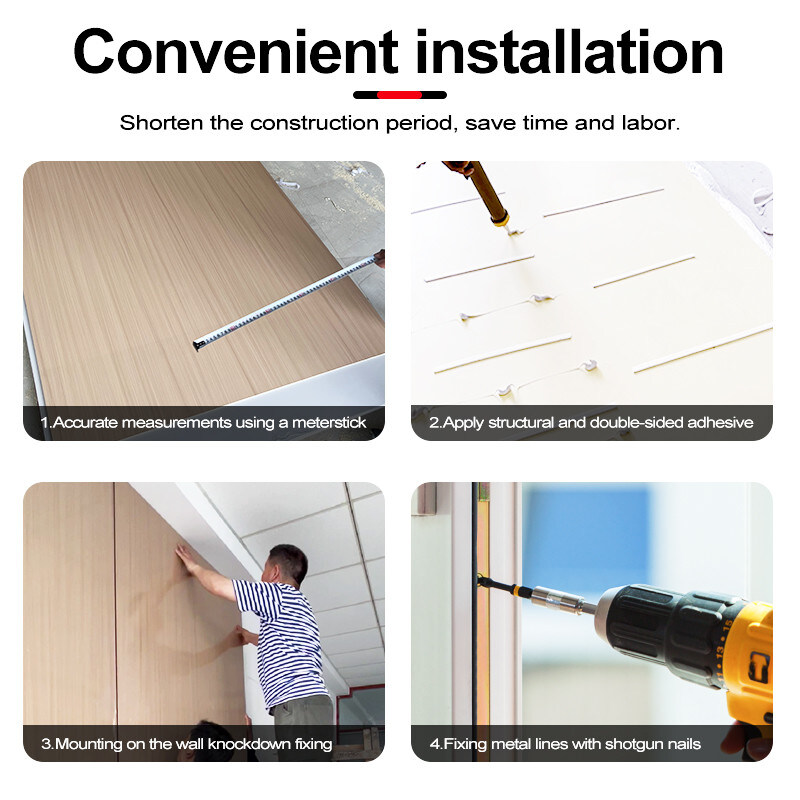 5 / 8mm Μπαμπού Γαιάνθρακα Φανίρισμα ξύλου για εσωτερικά διακοσμητικά τοίχους