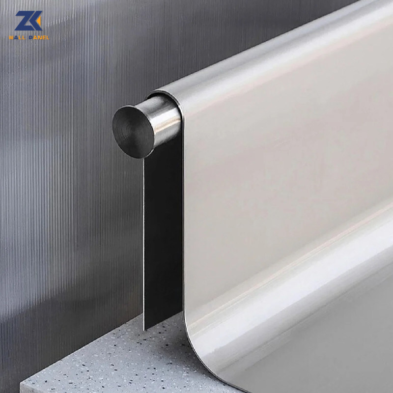 εσωτερικό επιτροπής τοίχων ινών μπαμπού μετάλλων 1.22*2.6m διακοσμητικό