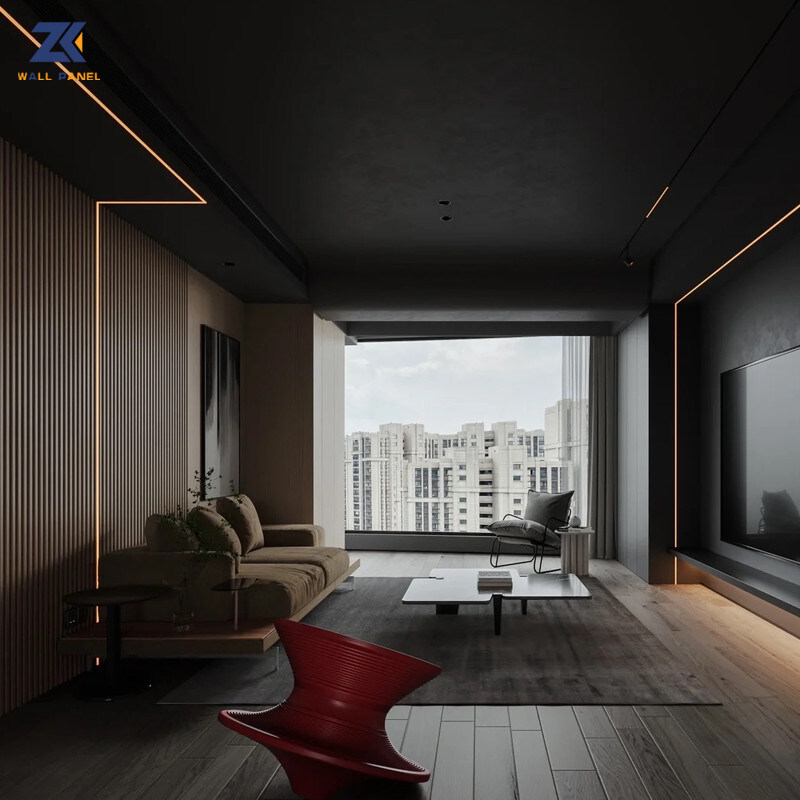 εσωτερικό επιτροπής τοίχων ινών μπαμπού μετάλλων 1.22*2.6m διακοσμητικό