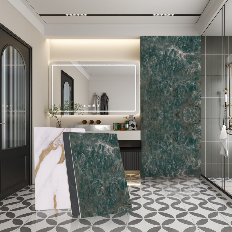 Προσαρμοσμένο μαρμάρινο φύλλο μπαμπού ξύλινο κάρβουνο για εσωτερική διακόσμηση