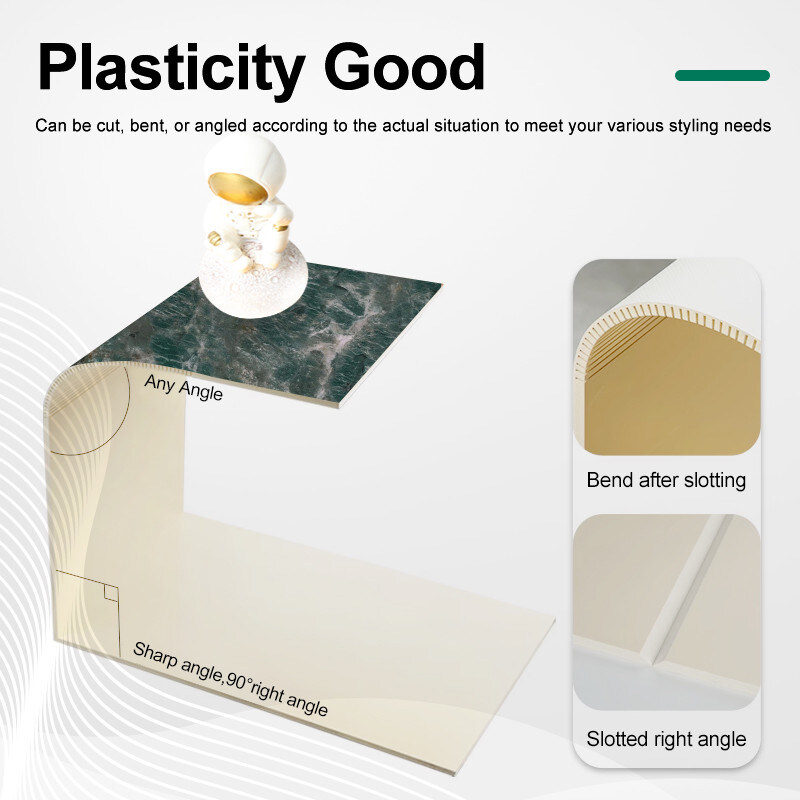 Προσαρμοσμένο μαρμάρινο φύλλο μπαμπού ξύλινο κάρβουνο για εσωτερική διακόσμηση