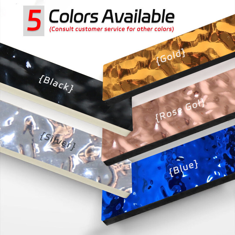 8mm μπαμπού ξύλινες ινών ξύλινες επιτροπών τοίχων επιτροπές κυματισμών νερού ντεκόρ εσωτερικές χρώμα-ελεύθερες τρισδιάστατες