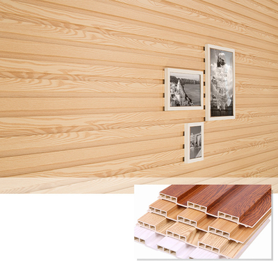 Φιλική WPC ODM cOem Fluted υγρασία επιτροπής Eco ξύλινη ανθεκτική
