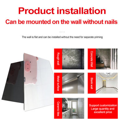 Διακοσμητικό εσωτερικό 5mm καθρέφτης ξύλινο τοίχωμα PVC τοίχωμα