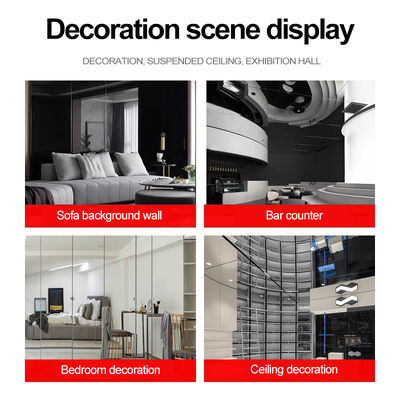 Διακοσμητικό εσωτερικό 5mm καθρέφτης ξύλινο τοίχωμα PVC τοίχωμα