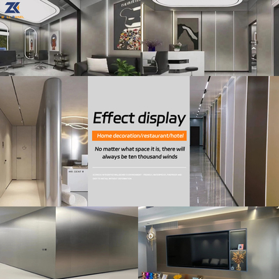 Εσωτερικές διακοσμήσεων αδιάβροχες Soundproof προσομοίωσης επιτροπές τοίχων καπλαμάδων μετάλλων ξύλινες