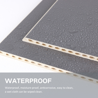 Υγρασία - Fluted επιτροπές τοίχων απόδειξης WPC 1220*2440mm 1220*2600mm