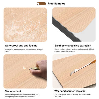 Διακοσμητικά εσωτερικά Κρυστάλλινα πλαίσια μπαμπού ξύλο Σκόραιο μπαμπού κάρβουνο ξύλο πλαίσια φινίρισμα