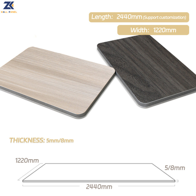 Αδιάβροχες και Soundproof ξύλινες επιτροπές τοίχων PVC καπλαμάδων σιταριού ξύλινες