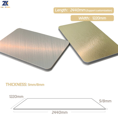 Εσωτερικές διακοσμήσεων αδιάβροχες Soundproof προσομοίωσης επιτροπές τοίχων καπλαμάδων μετάλλων ξύλινες